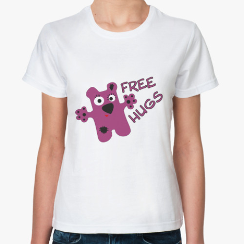 Классическая футболка Free Hugs