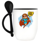 Кружка с ложкой