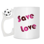 Кружка с футбольным мячиком