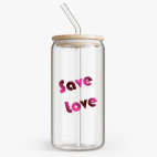 Банка с бамбуковой крышкой