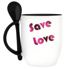 Кружка с ложкой