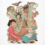 Wonderland Alice and Chihiro