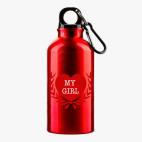 Металлическая бутылка 400 мл UV-DTF