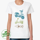 Женская футболка органик