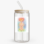 Банка с бамбуковой крышкой