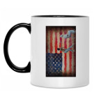 Кружка двухцветная