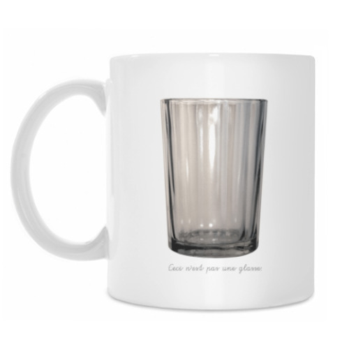 Кружка с принтом Pas une glasse