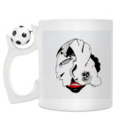 Кружка с футбольным мячиком