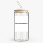 Банка с бамбуковой крышкой