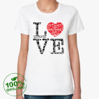 Женская футболка органик