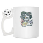 Кружка с футбольным мячиком