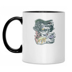 Кружка двухцветная