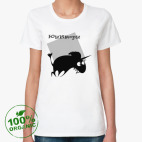 Женская футболка органик