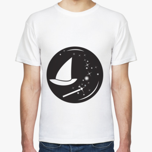 Футболка с принтом волшебник