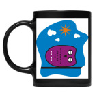 Кружка цветная UV-DTF