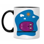 Кружка двухцветная