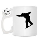 Кружка с футбольным мячиком