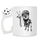 Кружка с футбольным мячиком