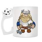 Кружка с футбольным мячиком