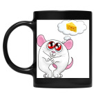 Кружка цветная UV-DTF