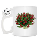 Кружка с футбольным мячиком