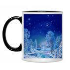 Кружка двухцветная