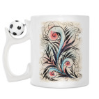 Кружка с футбольным мячиком