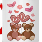 Мишки и сердечки