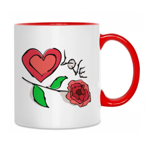 Кружка Мишки и сердечки