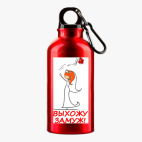 Металлическая бутылка 400 мл UV-DTF