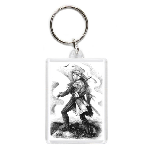 Брелок с принтом Средневековый воин