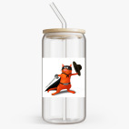 Банка с бамбуковой крышкой