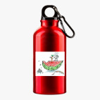 Металлическая бутылка 400 мл UV-DTF