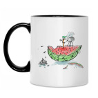 Кружка двухцветная