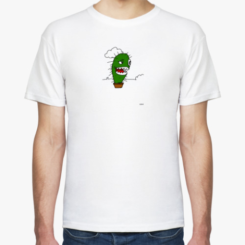 Футболка с принтом Кактус