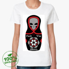 Женская футболка органик