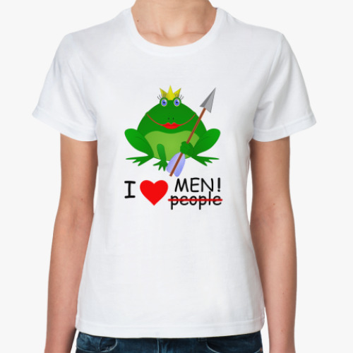 Классическая футболка Царевна-лягушка