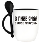 Кружка с ложкой