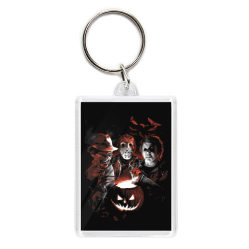 Брелок с принтом Фредди Джейсон Майкл и тыква