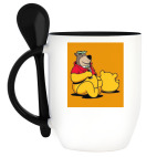 Кружка с ложкой