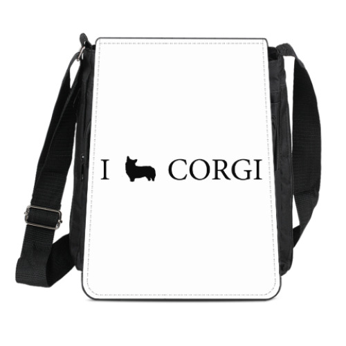 Сумка-планшет с принтом Для Любителей Корги