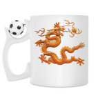 Кружка с футбольным мячиком