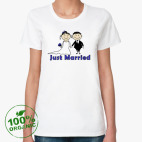 Женская футболка органик