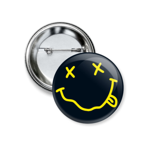 Значок 37мм  Nirvana