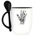 Кружка с ложкой