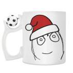 Кружка с футбольным мячиком