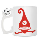 Кружка с футбольным мячиком