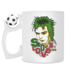 Кружка с футбольным мячиком