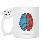 Кружка с футбольным мячиком