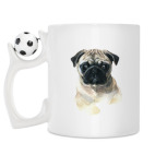 Кружка с футбольным мячиком